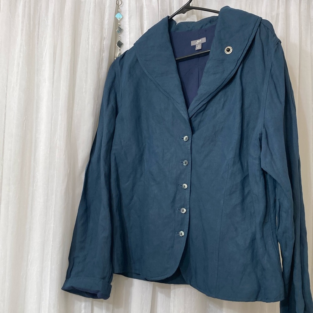 J. Jill Deep Teal Blazer